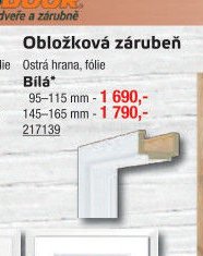 Obložková zárubeň Bílá