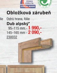 Obložková zárubeň Dub alpský