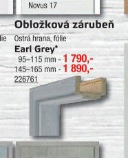 Obložková zárubeň Earl Grey