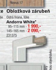 Obložková zárubeň Andorra White