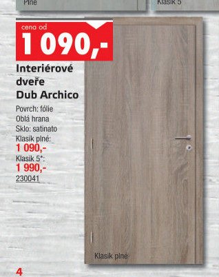 Interiérové dveře Dub Archico