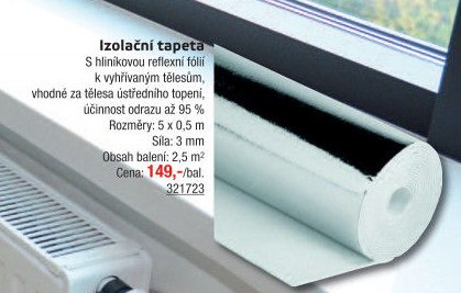 Izolační tapeta