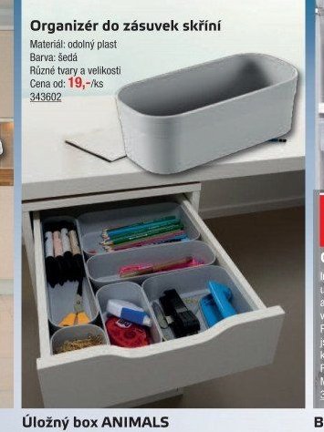 Organizér do zásuvek skříně