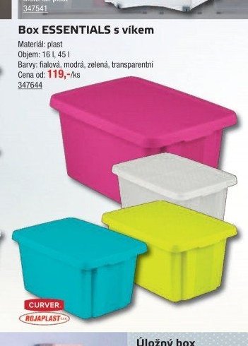 Box ESSENTIALS s víkem