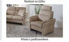 Křeslo s podhlavníkem