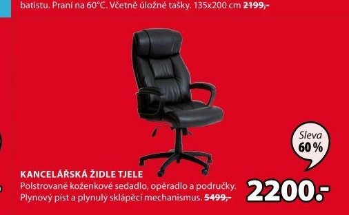 KANCELÁŘSKÁ ŽIDLE TJELE