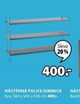 NÁSTĚNNÁ POLICE GIMMICK
