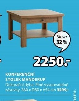 KONFERENČNÍ STOLEK MANDERUP