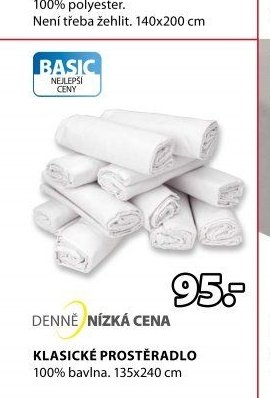 Klasické prostěradlo