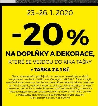 -20% na doplňky a dekorace