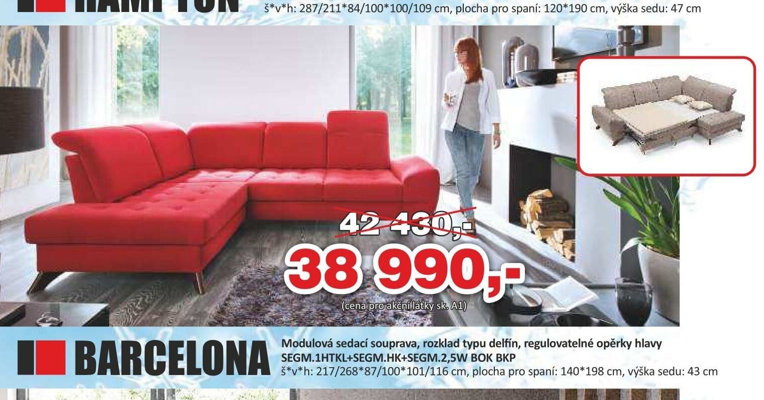 Modulová sedací souprava BARCELONA
