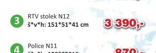 RTV stolek N12