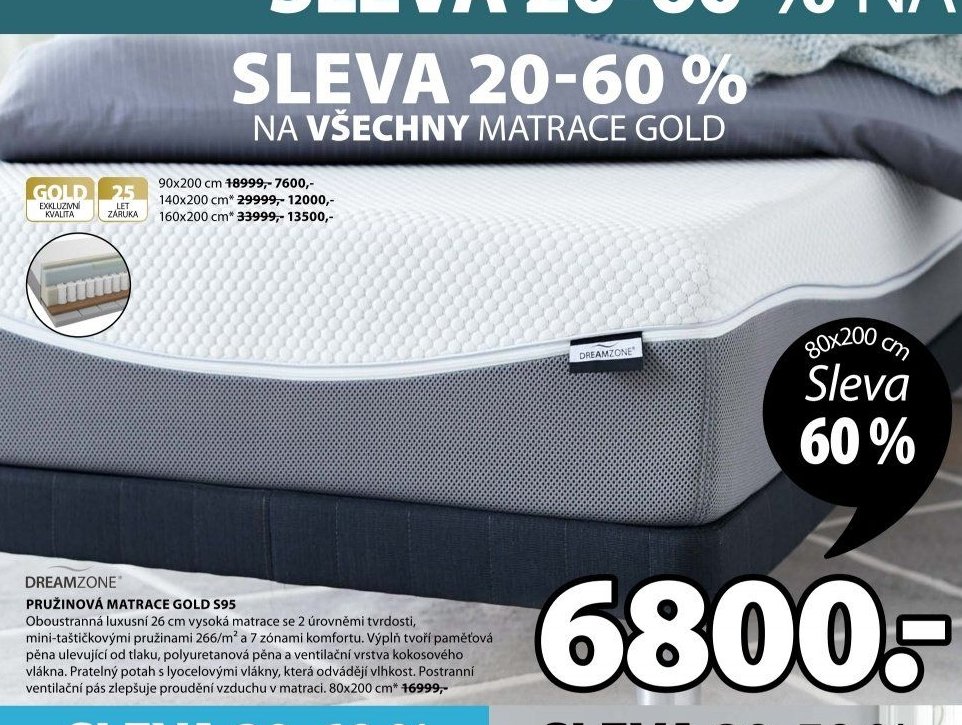 Matrace GOLD S95