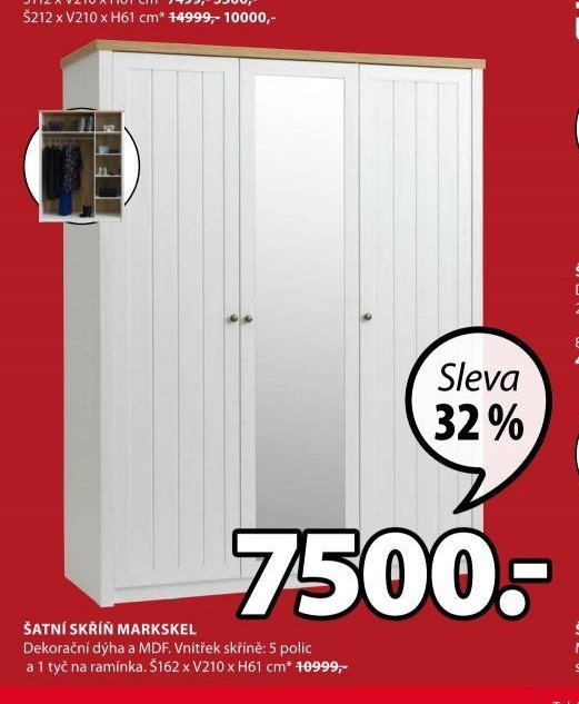 ŠATNÍ SKŘÍŇ MARKSKEL