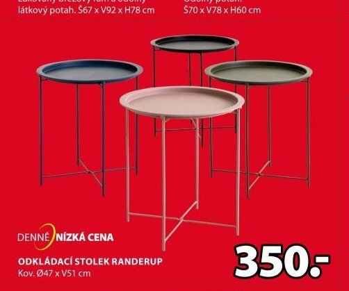 Odkládací stolek Randerup