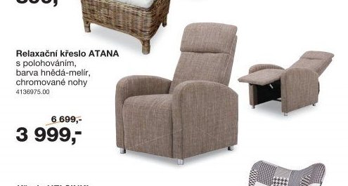 Relaxační křeslo ATANA