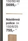 Nástěnná police .04
