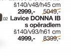 Lavice DONNA IB