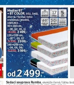 Matrace Medixo BT + BT COLOR