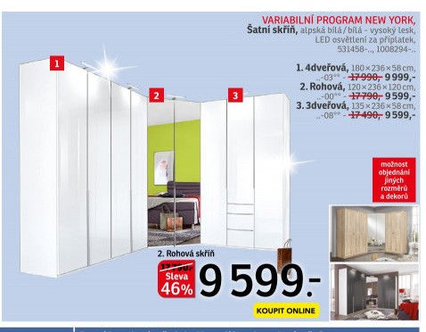 Variabilní program NEW YORK