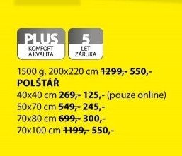 PLUS POLŠTÁŘ
