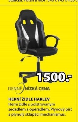 HERNÍ ŽIDLE HARLEV