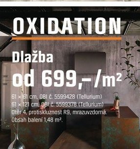 Dlažba OXIDATION