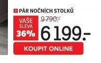 PÁR NOČNÍCH STOLKŮ