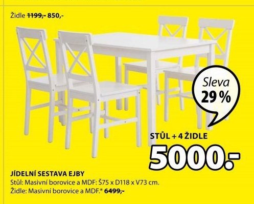 JÍDELNÍ SESTAVA EJBY