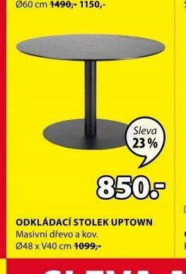 ODKLÁDACÍ STOLEK UPTOWN