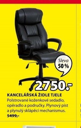 KANCELÁŘSKÁ ŽIDLE TJELE