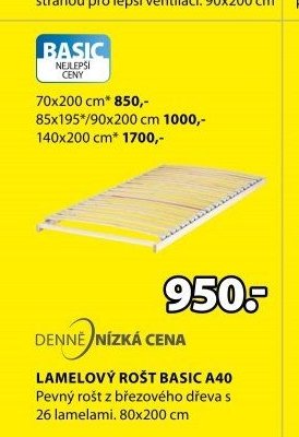LAMELOVÝ ROŠT BASIC A40