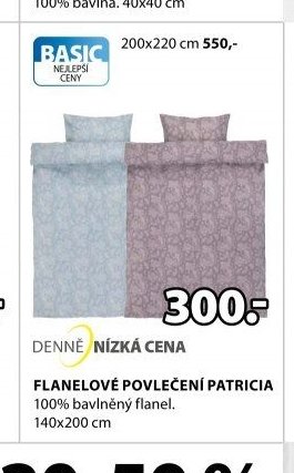 FLANELOVÉ POVLEČENÍ PATRICIA