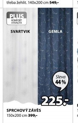SPRCHOVÝ ZÁVĚS SVARTVIK / GEMLA