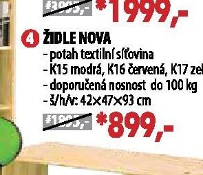 ŽIDLE NOVA