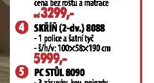 Skříň (2-dv.) 8088