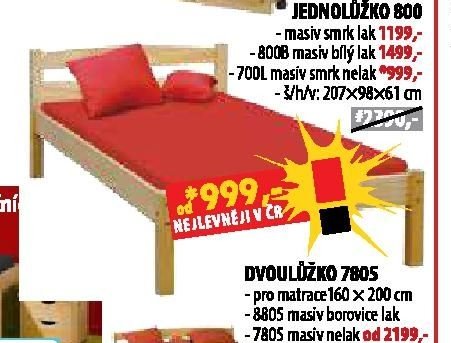 Jednolůžko 800