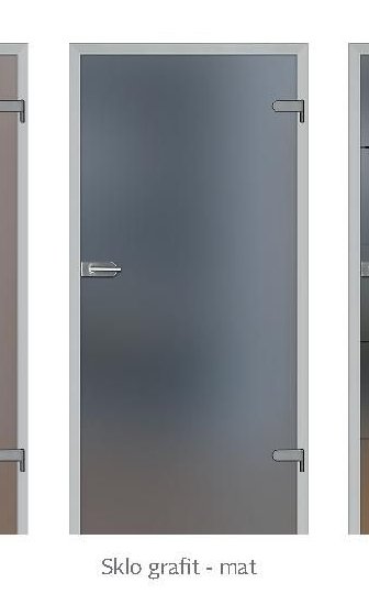 Sklo grafit - mat