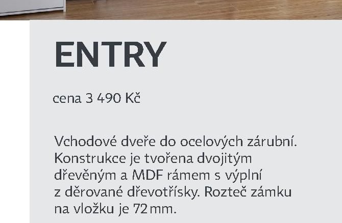 Vchodové dveře ENTRY