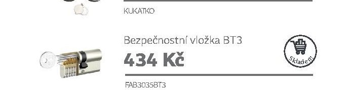 Bezpečnostní vložka BT3