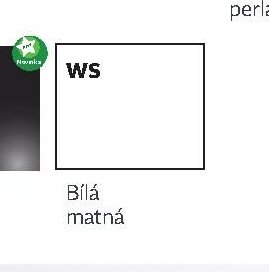 Bílá matná