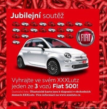 JUBILEJNÍ SOUTĚŽ O VŮZ FIAT 500