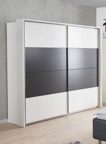 Skříň s posuvnými dveřmi, šířka cca 240 cm
