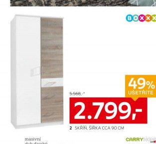 Skříň, šířka cca 90 cm
