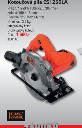 Kotoučová pila CS1250LA
