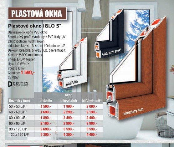 Plastové okno IGLO 5