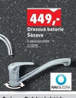 Dřezová baterie Sázava