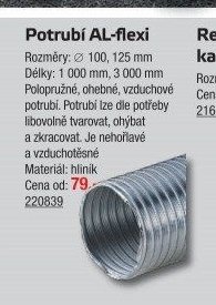 Potrubí AL-flexi