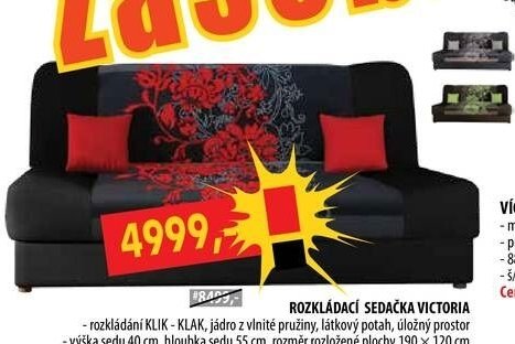 ROZKLÁDACÍ SEDAČKA VICTORIA