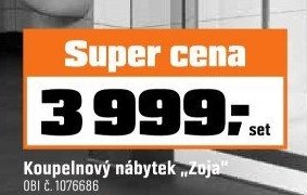 Koupelnový nábytek „Zoja“